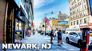 ⁴ᴷ Walking Tour of Downtown Newark New Jersey  Market Street Broad Street amp Raymond Boulevard [upl. by Baldwin256]