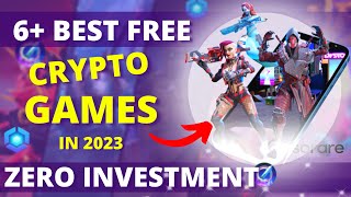 6 Best Play to Earn CryptoNFT Games with ZERO Investment In 2023 HINDI  FREE To Play NFT Games [upl. by Wit]