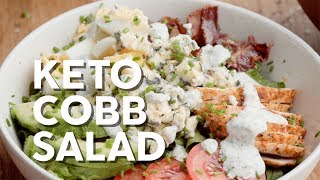 1Min Recipe • Keto Cobb salad [upl. by Niccolo]