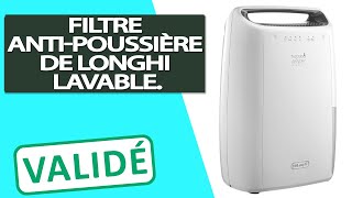 Avis Déshumidificateur De Longhi Filtre antipoussière lavable [upl. by Yanrahc]