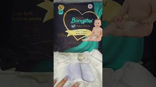 BANGJIALE BABY DIAPERS ABSORBENCY TEST diapers MarleneGabriel [upl. by Leirej]