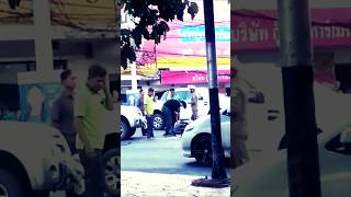 Miracle Escape Surin Unbelievable Crash Escape AsiaAdventure Travel Surin Thailand shorts🏍️💥🌏 [upl. by Midas]