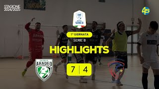 Briconow AradeoFerrandina 74  HIGHLIGHTS Serie B [upl. by Orren]