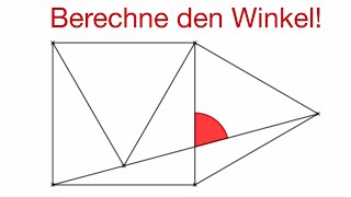 Berechne den Winkel Gleichseitige Dreiecke und ein Quadrat [upl. by Valerye]