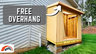 How to Build Rafters and Install Siding on a 4x8 Lean to Shed [upl. by Arabeila136]