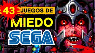 🔴 No solo SURVIVAL HORROR 🩸 43 JUEGOS de TERROR  MEJORES de MIEDO en SEGA GENESIS Mega Drive [upl. by Westfahl650]