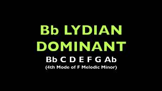 LYDIAN DOMINANT Play along [upl. by Ynaffat63]