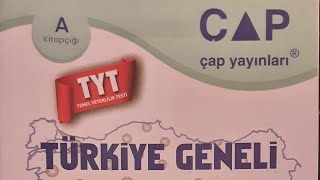 2024 TÜRKİYE GENELİ ÇAP TYT CEVAP ANAHTARI VE ÇÖZÜMLERİ [upl. by Perl220]