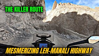 RIDE ON LEHMANALI HIGHWAYS DANGEROUSLY AMAZING TERRAIN🇮🇳  LEH SAFARNAMA EP10 [upl. by Yaeger]