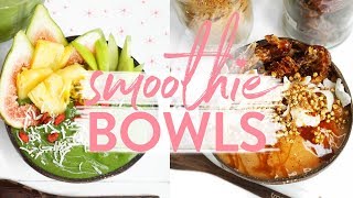 HEALTHY FRESH SMOOTHIE BOWLS  Tropeaka Vegan Protein Paleo  Easy [upl. by Esela]