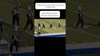 Marching Ironmen Nowata High School 2024 Glenpool BlueGrey Marching Classic FINALS [upl. by Heman588]