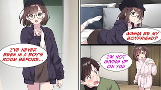 Manga Dub I unknowingly let a super star into my room and she keeps trying to be my girlfriend [upl. by Odrick]