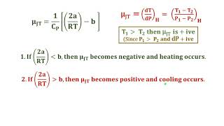 Inversion temperature  Thermodynamic derivation Part 4 – Liquefaction  cooling of a gas [upl. by Nede309]