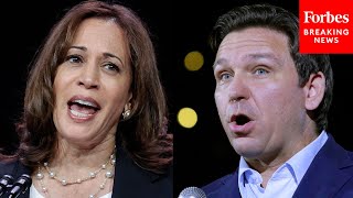 Kamala Harris Responds To Gov Ron DeSantis Invitation To Debate Slavery [upl. by Hanauq722]