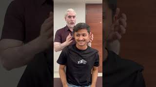 Chiropractic adjustment for youngster with lower back pain by Dr Sudarshan [upl. by Rj232]