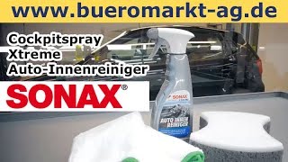 Cockpitspray Sonax Xtreme AutoInnenreiniger [upl. by Nallak]