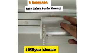 Stor Perdeler Nasıl Çıkarılır ve TakılırEn Kolay Stor Perde Montajı storperde [upl. by Leler]