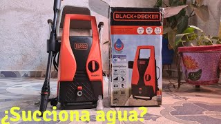 Hidrolavadora BlackDecker PW1450TD tipo Karcher “de succión” [upl. by Nodyroc548]