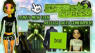 NEW BRAT UPDATE RELEASE DATE CONFIRMED NEW ITEMS COMING TO DRESS TO IMPRESS SNEAK PEEKS  roblox [upl. by Frederiksen861]