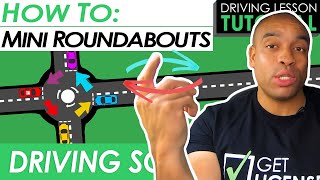 Mini Roundabouts Explained and Demonstrated  Driving Tutorial  Updated 2023 [upl. by Di]