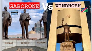 Comparing Windhoek with Gaborone moderninfrastructure cities 🇳🇦🇧🇼 [upl. by Stedmann]