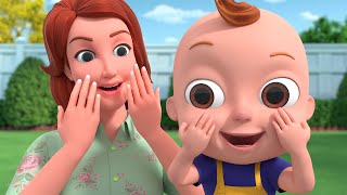 Peek A Boo Song  More Nursery Rhymes amp Baby Songs by Beep Beep [upl. by Norvin]