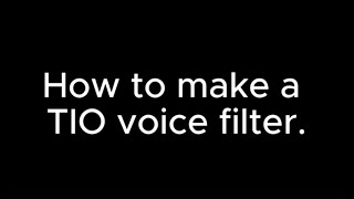 How to make a TIO Voice  Roblox Piggy [upl. by Meingoldas]