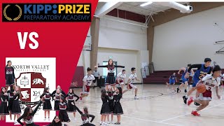 Kipp Prize vs North Valley Baptist School Basketball [upl. by Elyr]