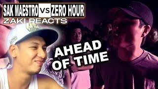 𝐙𝐚𝐤𝐢 𝐑𝐞𝐚𝐜𝐭𝐬  Sak Maestro vs Zero Hour  Prime Sak Old God [upl. by Key]