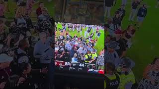 South Carolina fan storm the field after beating Texas AampM [upl. by Oiramal]