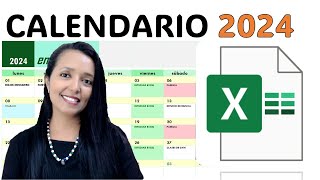 CREA UN CALENDARIO DE ACTIVIDADES 2024 SUPER FACIL Y RÁPIDO EN EXCEL Y SIN FORMULAS [upl. by Rossuck]