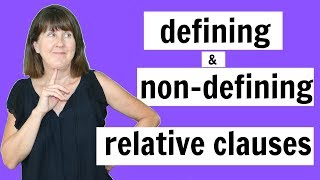 Defining and NonDefining Relative Clauses  English Grammar Lesson [upl. by Kalindi]