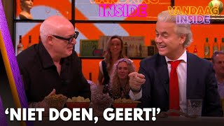 Wilders wil borrelhapje van tafel pakken maar René grijpt in ‘Niet doen Geert’  VANDAAG INSIDE [upl. by Adamski]