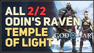 All Temple of Light Odins Raven Locations God of War Ragnarok [upl. by Ensign29]