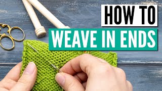 How to weave in ends in knitting  10 different techniques [upl. by Thalia223]