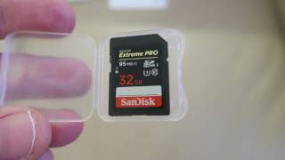 SanDisk Extreme PRO 32 GB SDHC UHSI Memory Card Unboxing [upl. by Solana]