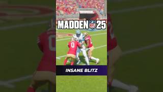 Most Insane Blitz in Madden 25 shorts madden25 madden [upl. by Esinaej]