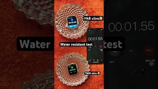 Water resistant test 😳🤔 t800ultra hk8 smartwatch ⌚️🚨 [upl. by Catlin]