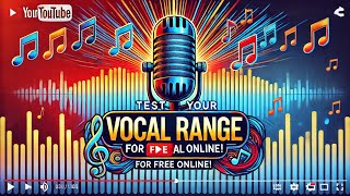 Test Your Vocal Range Now Online Free With This App  Are You Tenor Soprano Alto Baritone or Bass [upl. by Zinn]