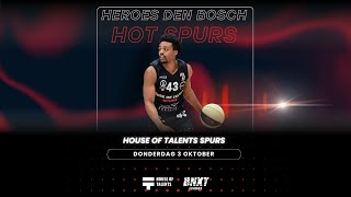 Heroes Den Bosch vs House of Talents Kortrijk Spurs Game Highlights [upl. by Aidul]