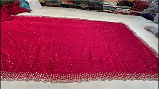 chickpet Bangalore wholesale fancy designer sareesSingle saree courier available [upl. by Miharbi]