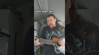 less than zero theweeknd lessthanzero acousticcover [upl. by Spindell]