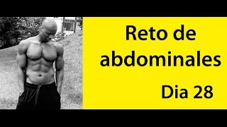 ABDOMINALES EN 30 DIAS  RETO DIA 28 [upl. by Pierette]