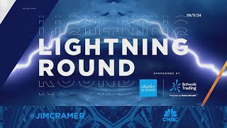 Lightning Round Im a buyer of PayPal says Jim Cramer [upl. by Essex297]