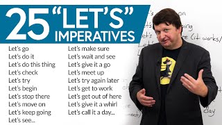 English Vocabulary Boost 25 “LET’S” Imperatives in English [upl. by Oneill]