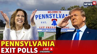 Pennsylvania Exit Polls Live  Pennsylvania Election Results Live  Trump Vs Kamala  US Elections [upl. by Willis]