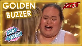 SENSATIONAL Blind Singer WINS Golden Buzzer On Americas Got Talent 2023  Top Talent [upl. by Eiramaneet651]