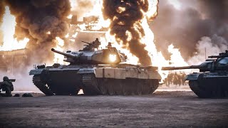 Today 6 Russian T90 crew ambushed by M1A2 ABRAMS Tanks at the Border  This is what happened [upl. by Dyal]