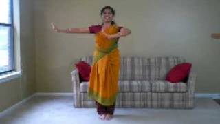 Sarikal Adavu in Bharatanatyam part 1 [upl. by Locin777]