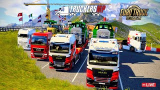 🔴 ETS2 Live  TruckersMP Live  Euro Truck Simulator 2 Multiplayer LIVE  ETS2 Gameplay [upl. by Alma817]